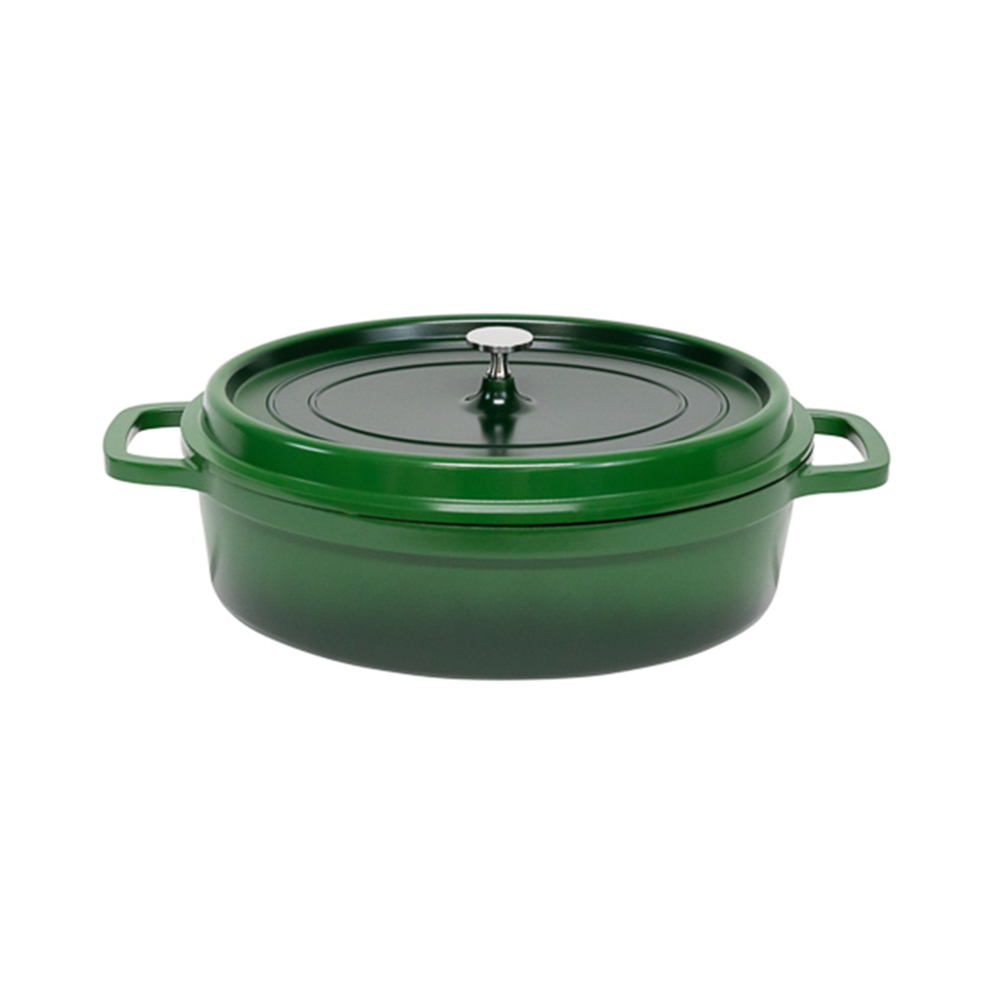 Aluchef Oval casserole 35x29cm, Green