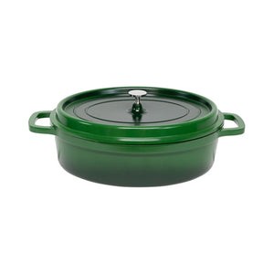 Aluchef Oval casserole 35x29cm, Green