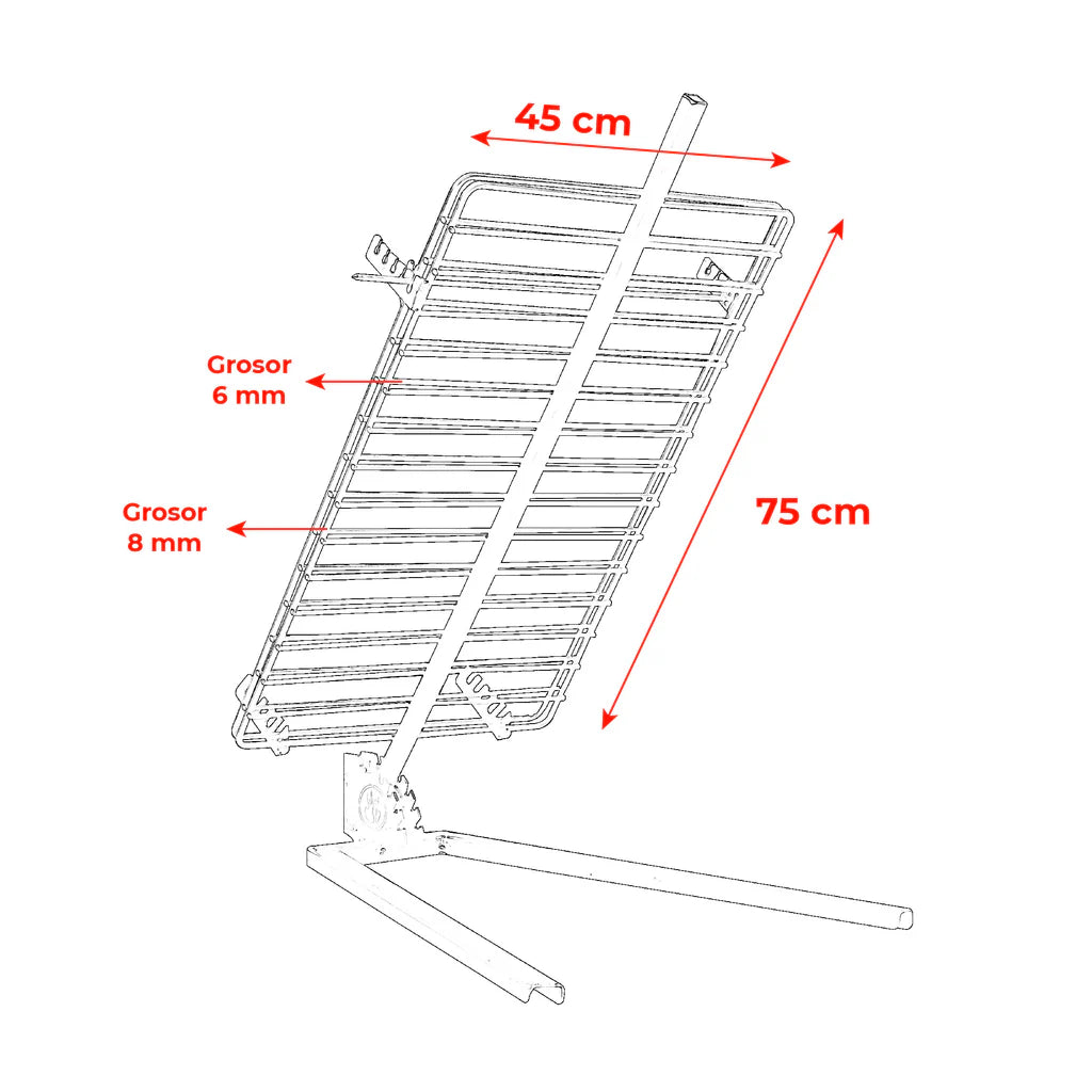 Clamp Rack Grill with Ground Base included – Fuegos JL Australia