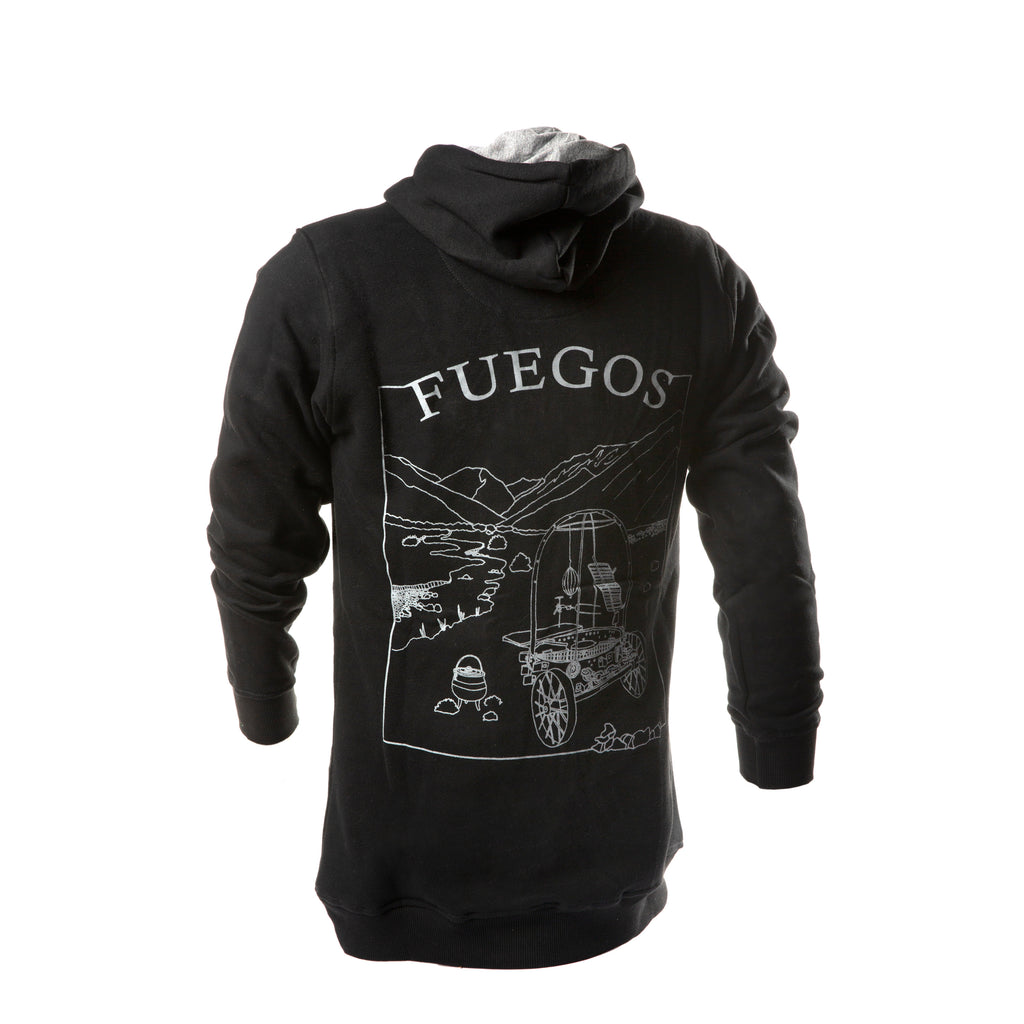 Fuegos Hoodie, Black