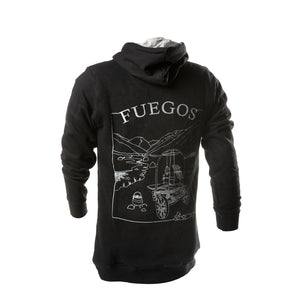 Fuegos Hoodie, Black