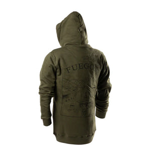 Fuegos Hoodie, Green